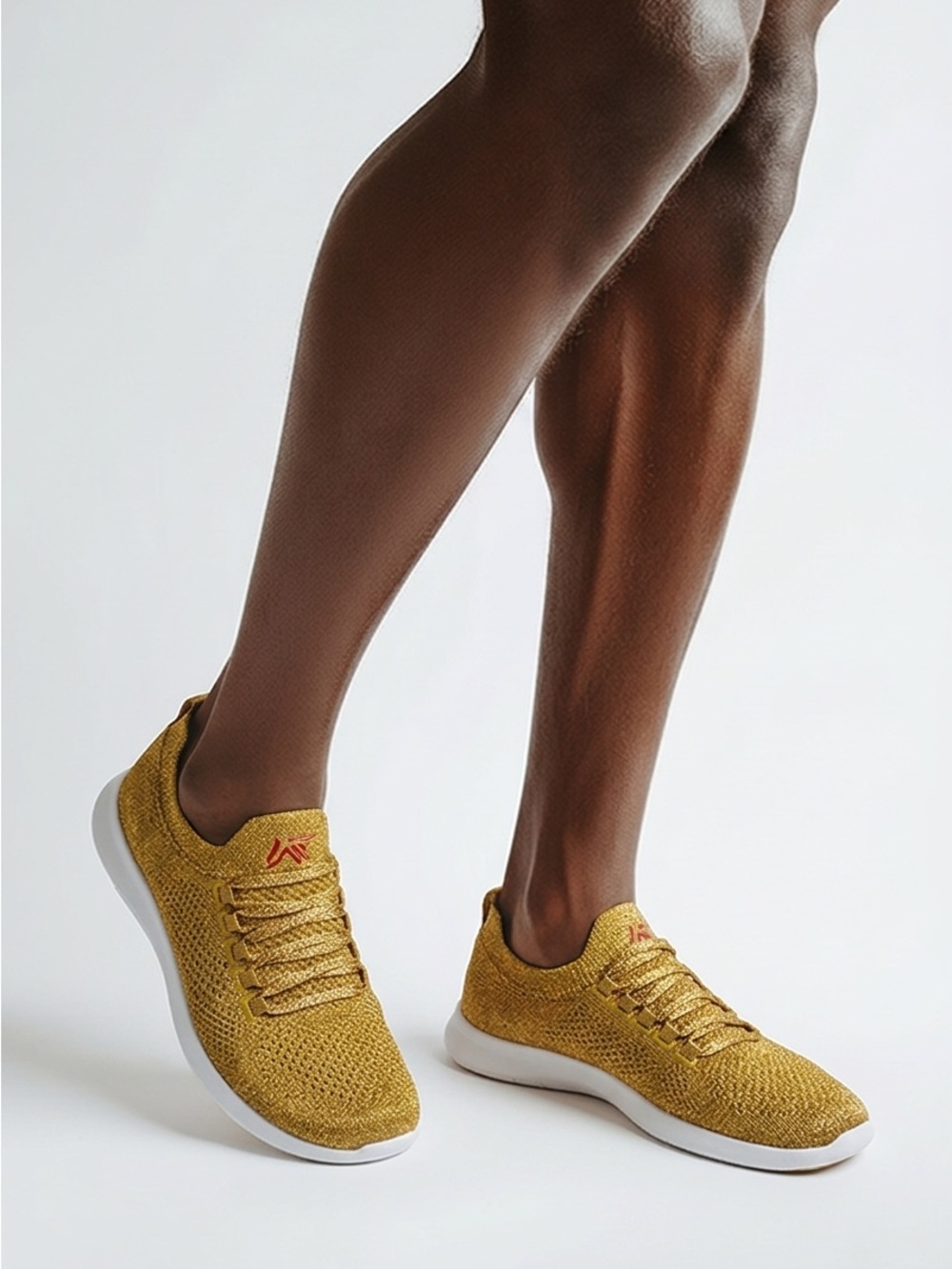 Nib Apl Women’s Techloom Breeze 24k Metallic Gold Athletic Shoe Sneaker - Size 5 — image 2 of 8
